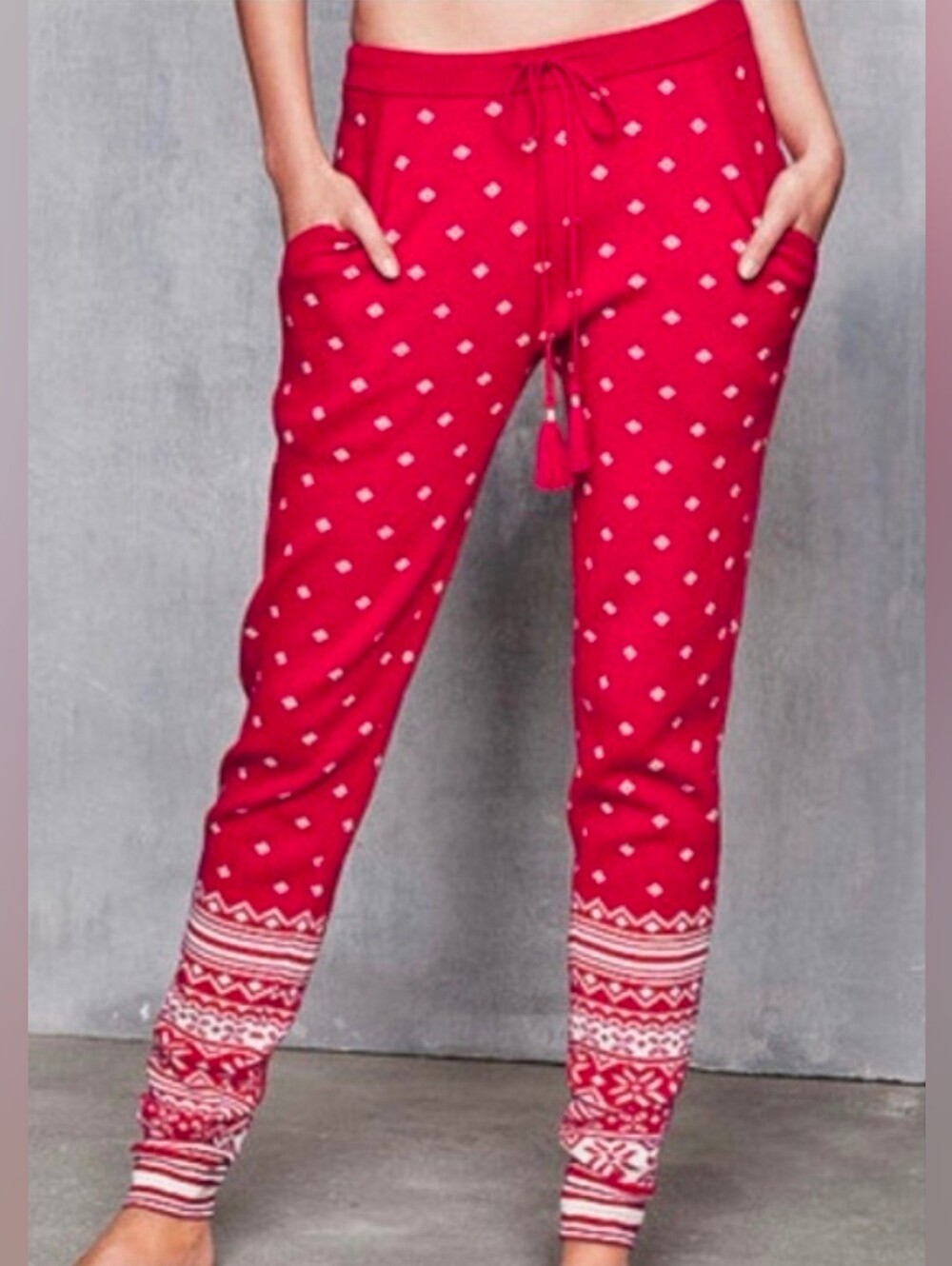 Victoria's Secret Fair Isle Lounge Jogger Pants